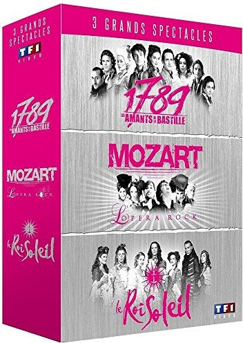 3 grands spectacles : 1789, les amants de la Bastille + Mozart, l'opéra rock + Le Roi Soleil [DVD]