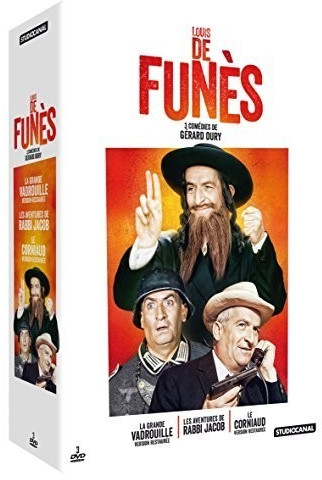 Collection Louis de Funès - La grande vadrouille + Le corniaud + Les aventures de Rabbi Jacob [DVD]
