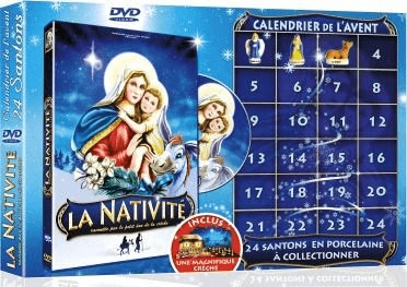 nativité (La) + 24 santons + crèche à monter [Calendrier de l'Avent + Santons + Crèche] [DVD]