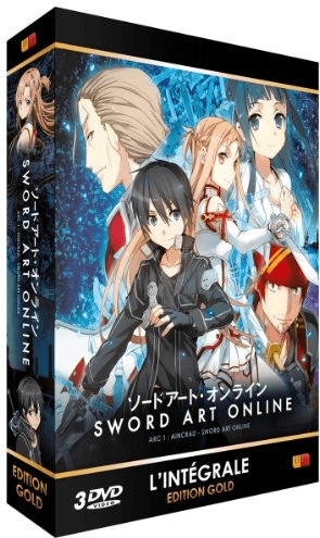 Sword Art Online - Arc 1 (SAO) - Edition Gold (3 DVD + Livret) [Édition Gold]