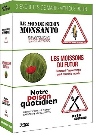 Trois enquêtes de Marie-Monique Robin - Notre poison quotidien + Le monde selon Monsanto + Les moissons du futur [DVD]