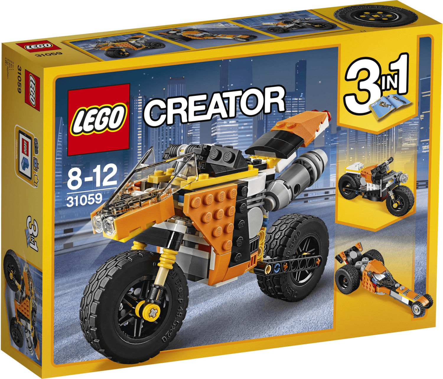 LEGO Creator - 3 in 1 Sunset Street Bike (31059)
