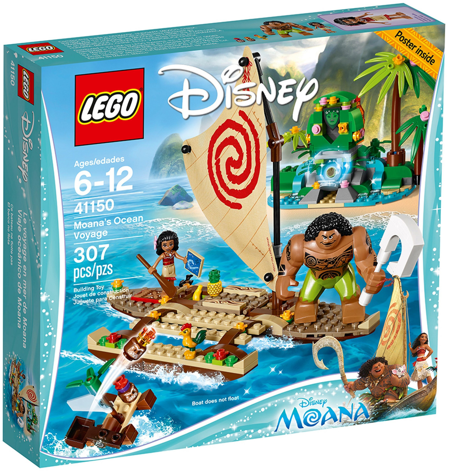 Soldes LEGO Disney - Le voyage en mer de Vaiana (41150) 2024 au