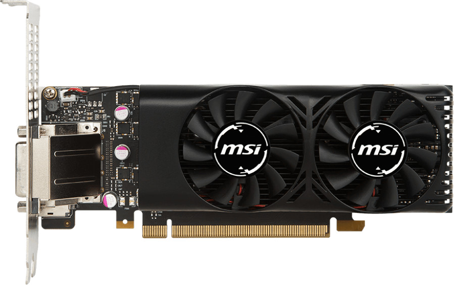 MSI GeForce GTX 1050 Ti 4GT LP (4096 Mo)