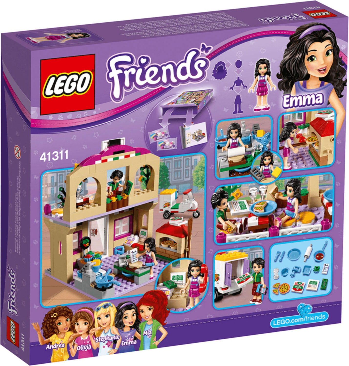 Lego friends pizzeria carrefour clearance