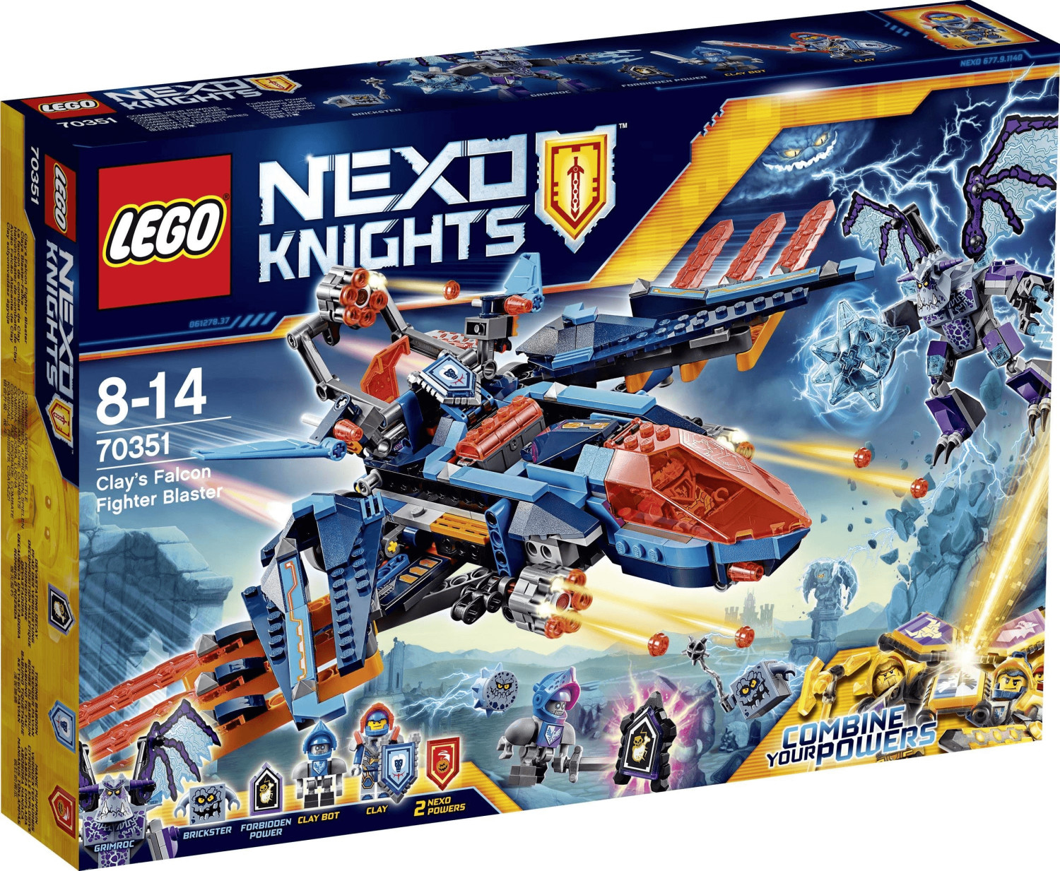 LEGO Nexo Knights - Clays Falcon Fighter Blaster (70351)