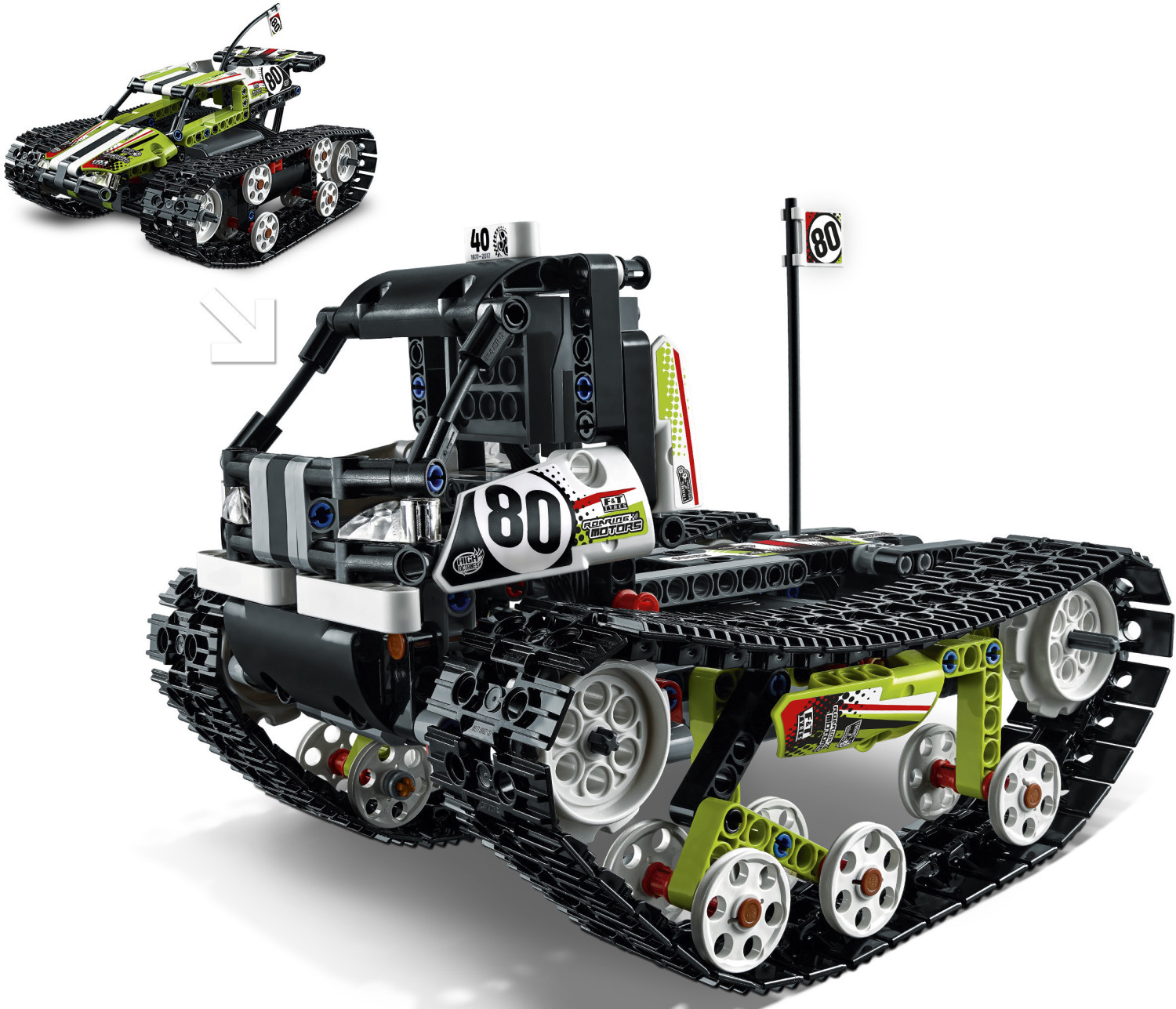 Soldes LEGO Technic - Le bolide sur chenilles télécommandé (42065