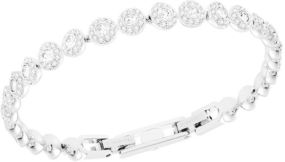Swarovski Jewelry Angelic Bracelet White Rose Gold Tone Plated 5240513 –  Biggs Ltd
