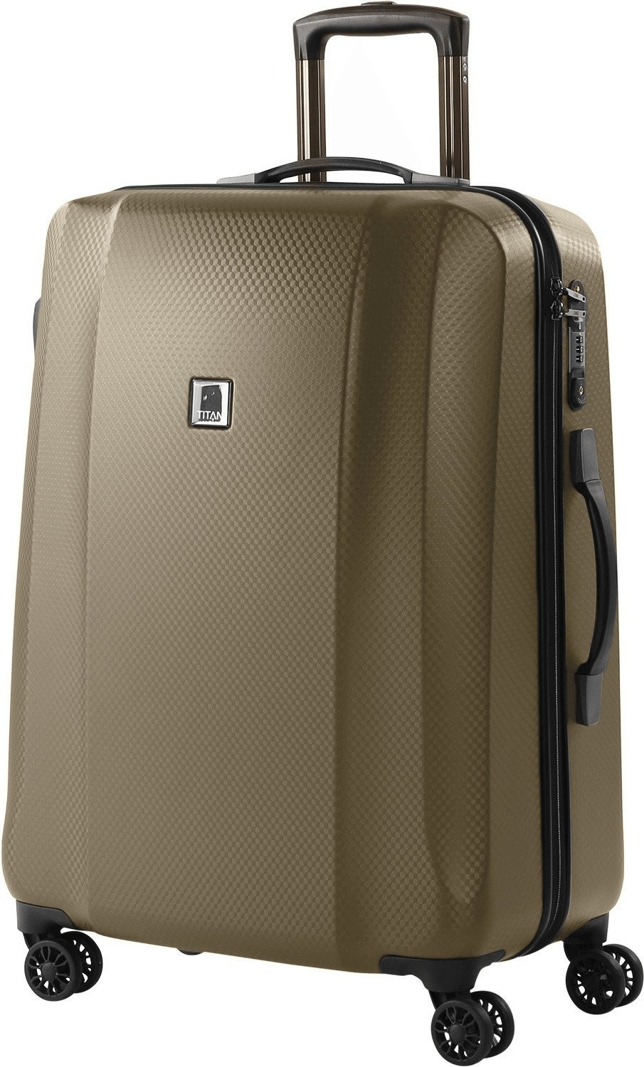 Titan Xenon Deluxe 4 Wheel Trolley 67 cm champagne