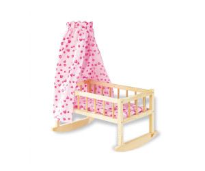 culla per bambole in legno