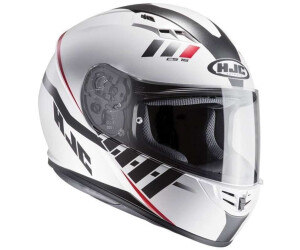 Noir//Rouge HJC Motorradhelm CS 15 Songtan MC1SF Größe L