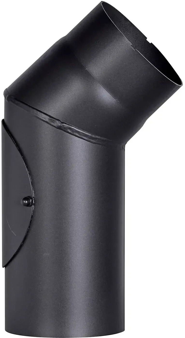 FireFix Kaminrohrbogen Senotherm mit Reinigungsöffnung 45° ø 130 mm