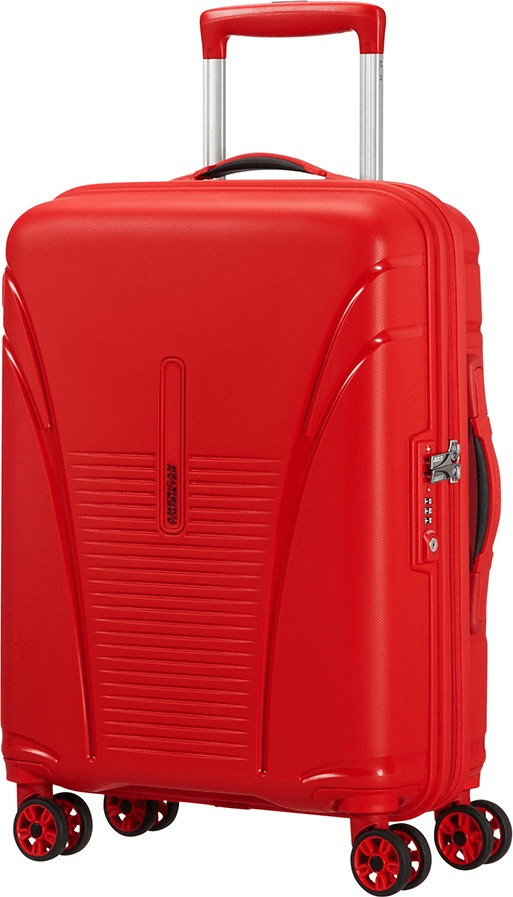 American Tourister Skytracer 4 Wheel Trolley 55 cm formula red