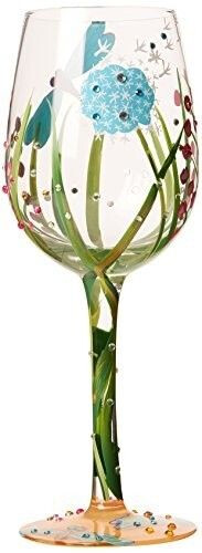 Enesco Lolita Dragonfly Wine Glass