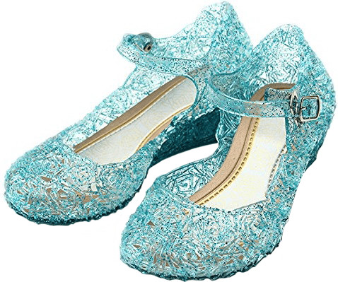 Katara La Reine des neiges : Ballerines Elsa bleu