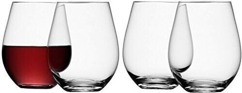 LSA International Stemless Wine Glass (4 Pack)
