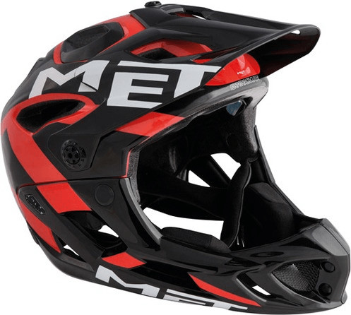 MET Parachute noir-rouge