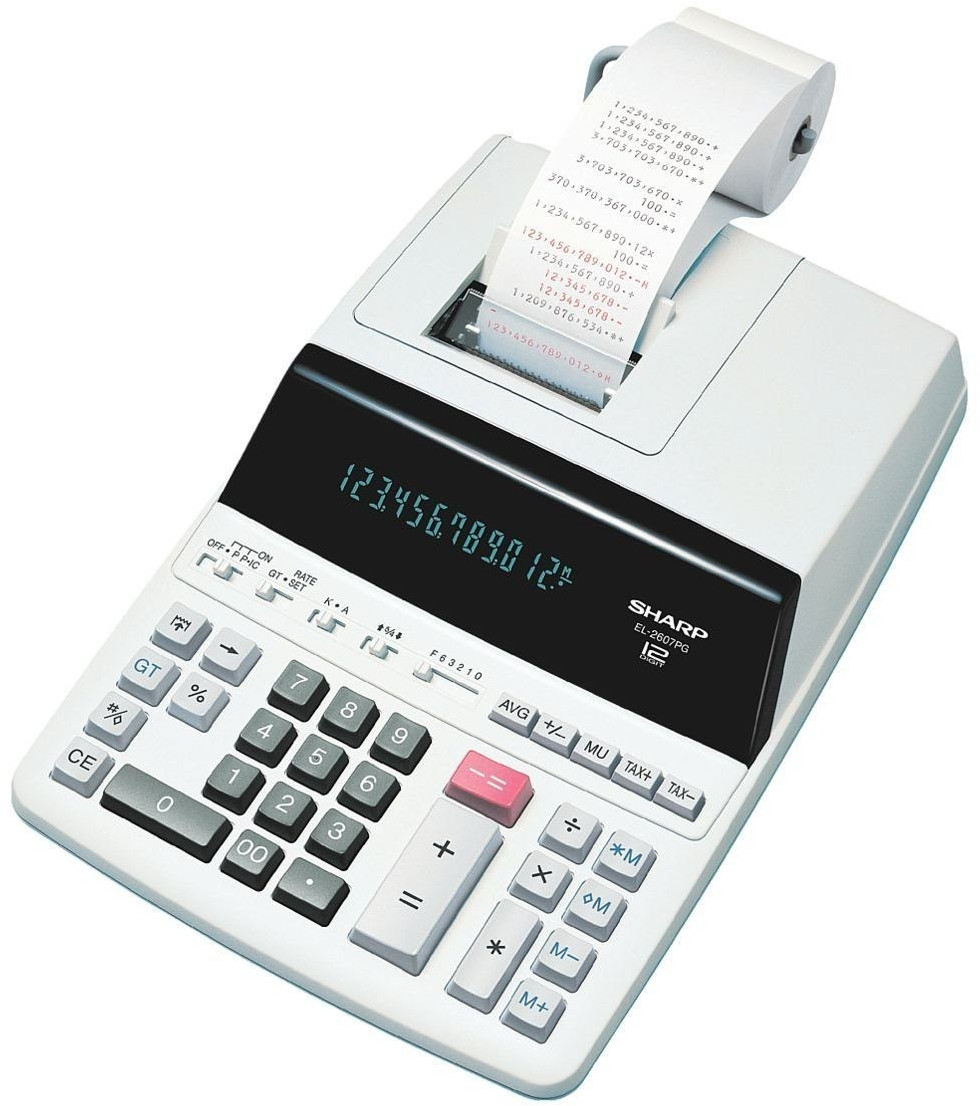 Calculatrice imprimante Sharp EL 1750V - Calculatrices