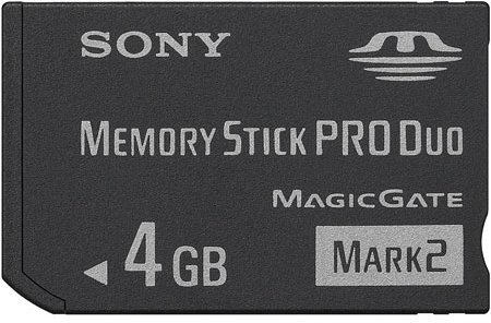 Sony Memory Stick PRO Duo 4 Go (MSMT4GN)