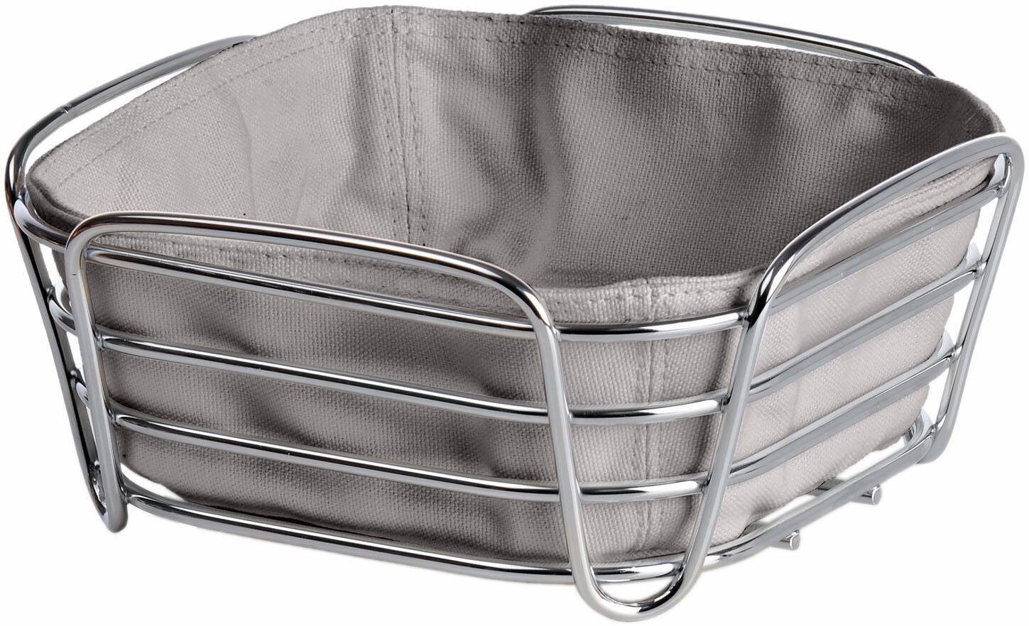 Blomus Corbeille à pain Delara 20 x 20 cm taupe