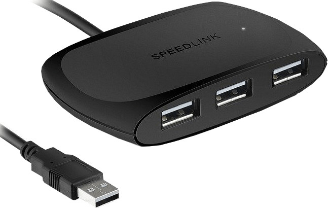 Speedlink 4 Port USB 2.0 Hub (SL-140011-BK)