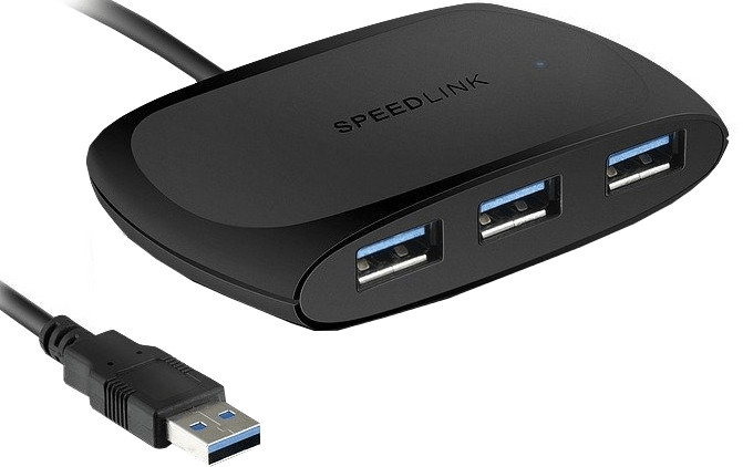Speedlink 4 Port USB 3.0 Hub (SL-140104-BK)