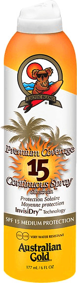 Australian Gold Premium Coverage Continuous Spray SPF 15 (177ml)