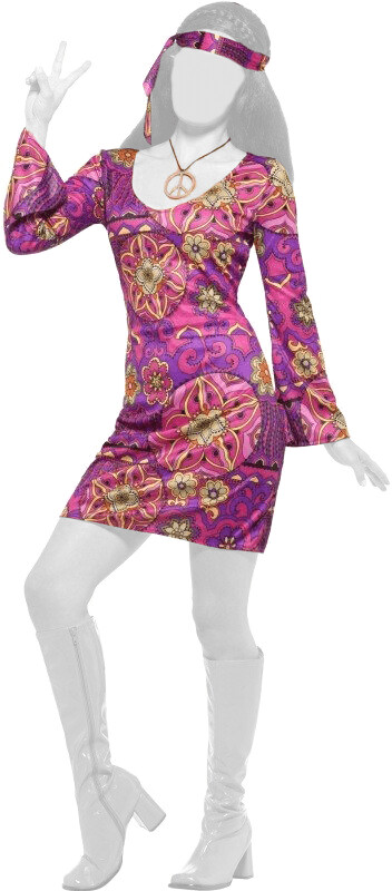 Smiffy's Woodstock Hippie Chick Costume (45519)