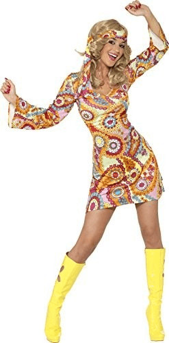 Smiffy's Déguisement hippie chic années 60 taille M (34060)