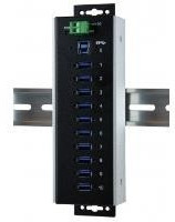 Exsys 10 Port USB 3.0 Hub (EX-1110HMVS-WT)