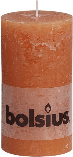 Bolsius Bougie rustique 13 x 6,8 cm orange