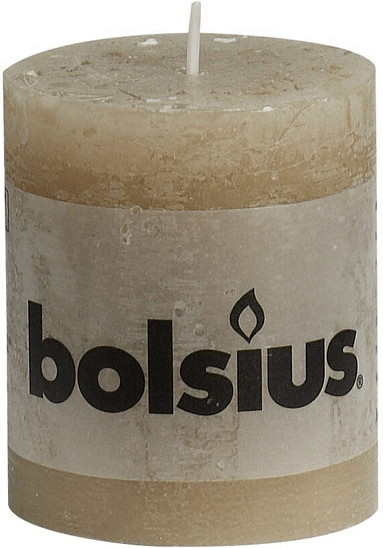 Bolsius Rustik 8 x 6,8 cm beige
