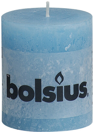 Bolsius Bougie rustique 80 x 68 mm aqua