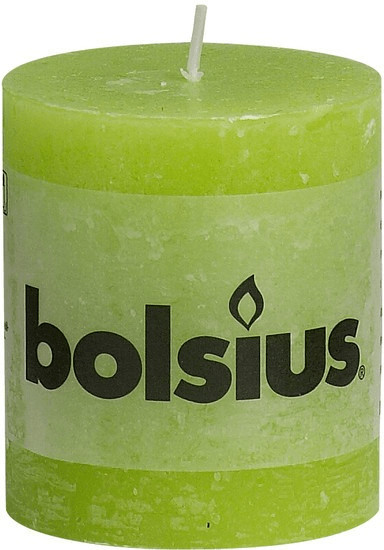 Bolsius Bougie rustique 80 x 68 mm vert citron