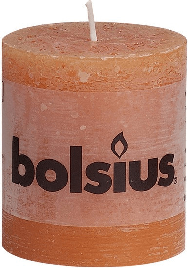 Bolsius Bougie rustique 80 x 68 mm orange