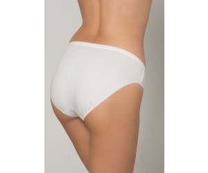 Schiesser Damen Slip 3er Pack Tai Mehrfachpackung Slip Einfärbig Schwarz