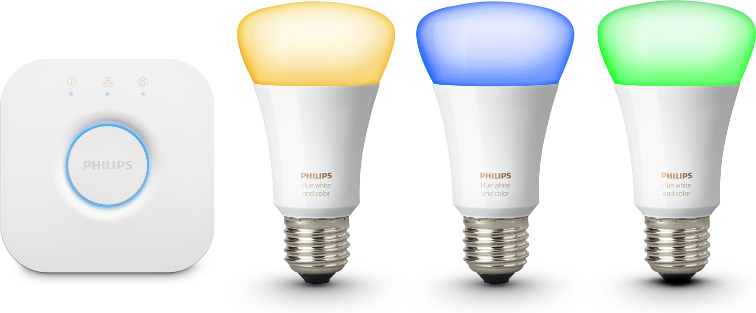 Philips Hue White and Colour Ambiance Starter-Kit E27