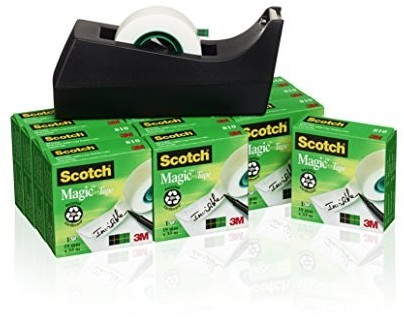 Scotch Magic adhesive tape and C38 dispenser (12 Rollen)