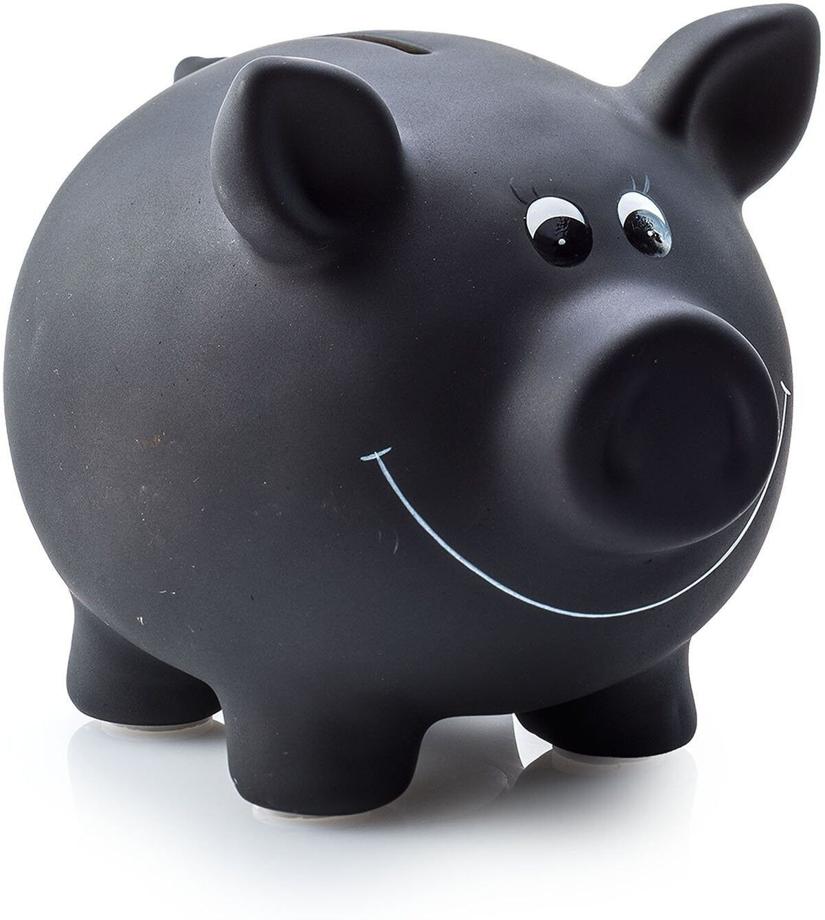 michel toys Tirelire en céramique revêtement ardoise
