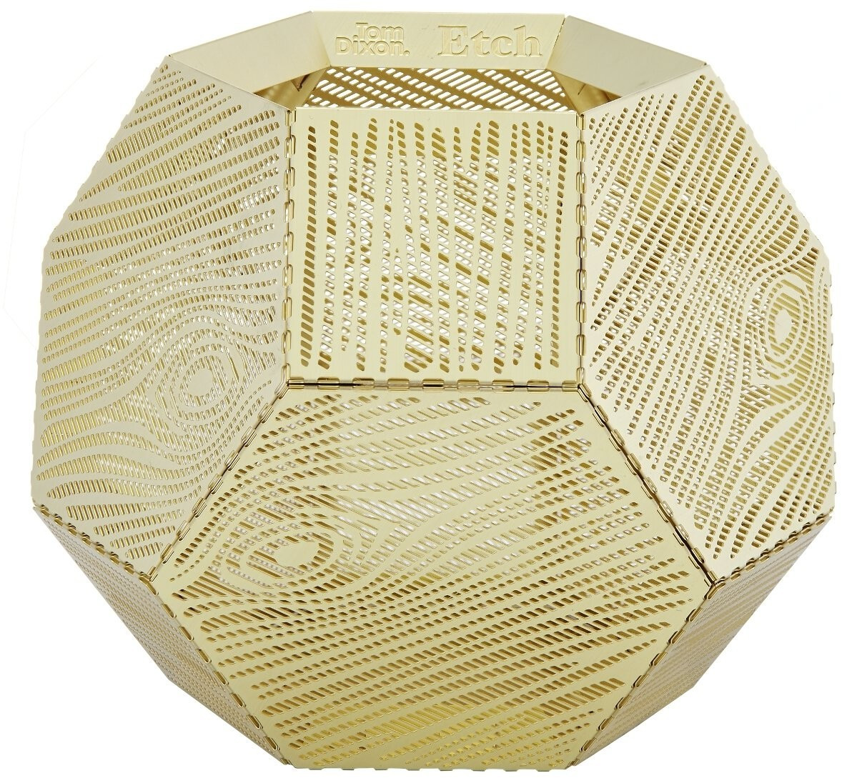 Tom Dixon Etch Tea Light Holder Brass (ETT03)