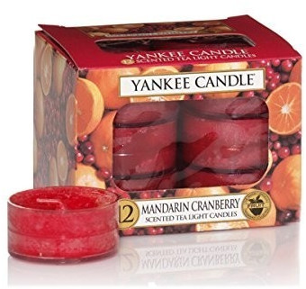 Yankee Candle Tea Lights Mandarin Cranberry (x 12)