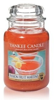 Yankee Candle Bougie parfumée taille L Fruit de la passion Martini