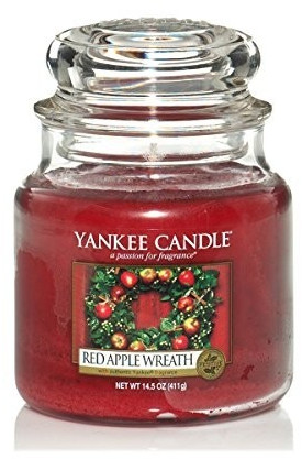 Yankee Candle Red Apple Wreath Jarre moyenne 411 g