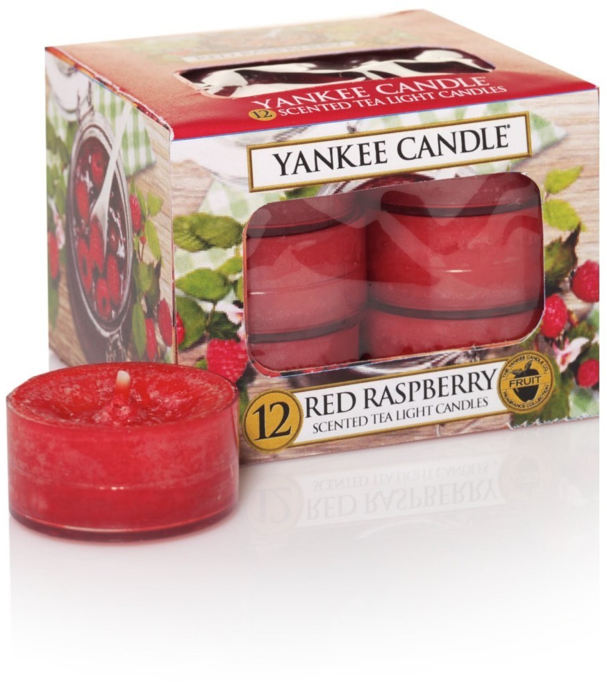 Yankee Candle Red Raspberry Bougies chauffe-plats 12 pièces