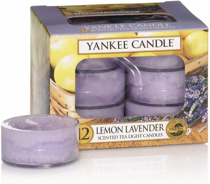 Yankee Candle Lemon Lavender Bougies chauffe-plats 12 pièces