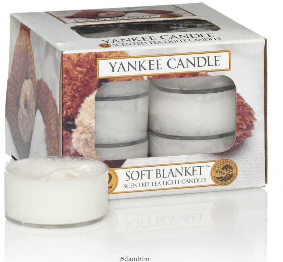 Yankee Candle Soft Blanket Bougies chauffe-plats 12 pièces