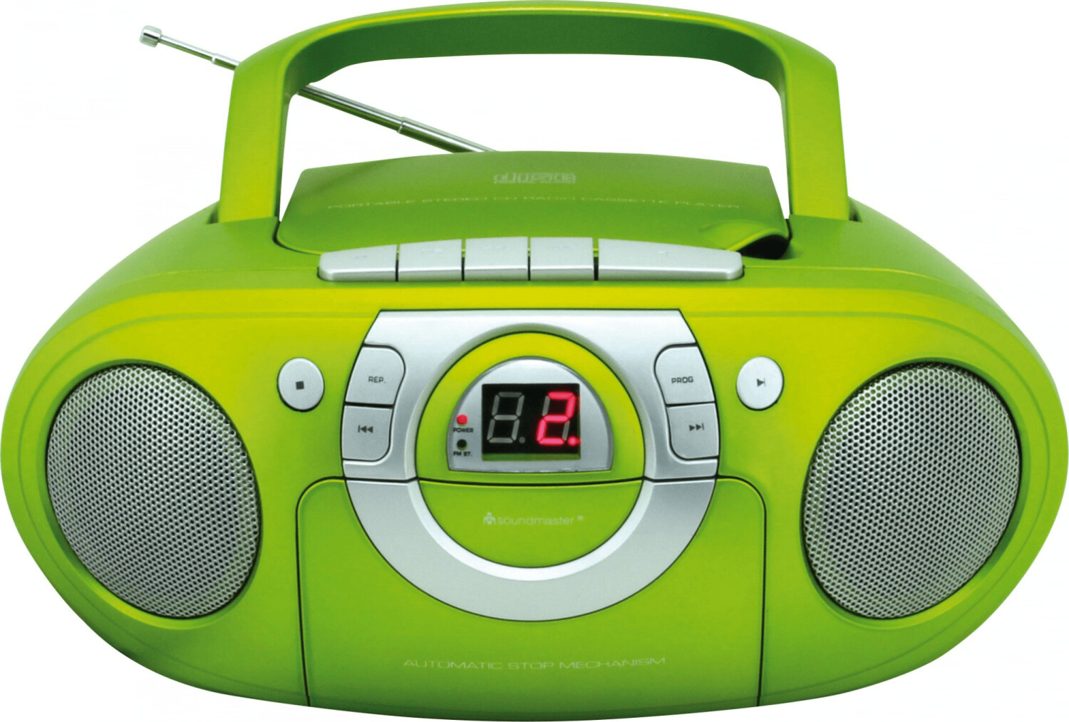 Soundmaster - radio portable FM avec lecteur CD AUX sur secteur ou
