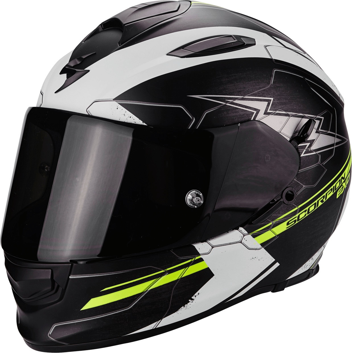 Scorpion Exo-510 Air Cross blanc/noir/jaune