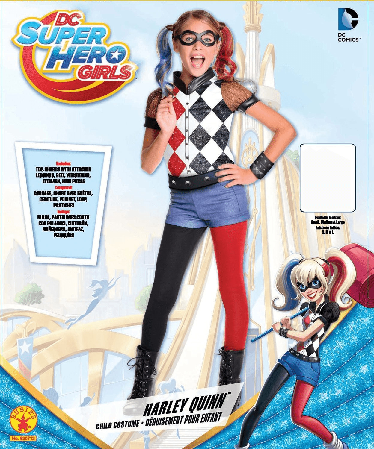 Buy Rubie's DC SuperHero Girls - Harley Quinn Deluxe from £9.26 (Today) –  Best Deals on