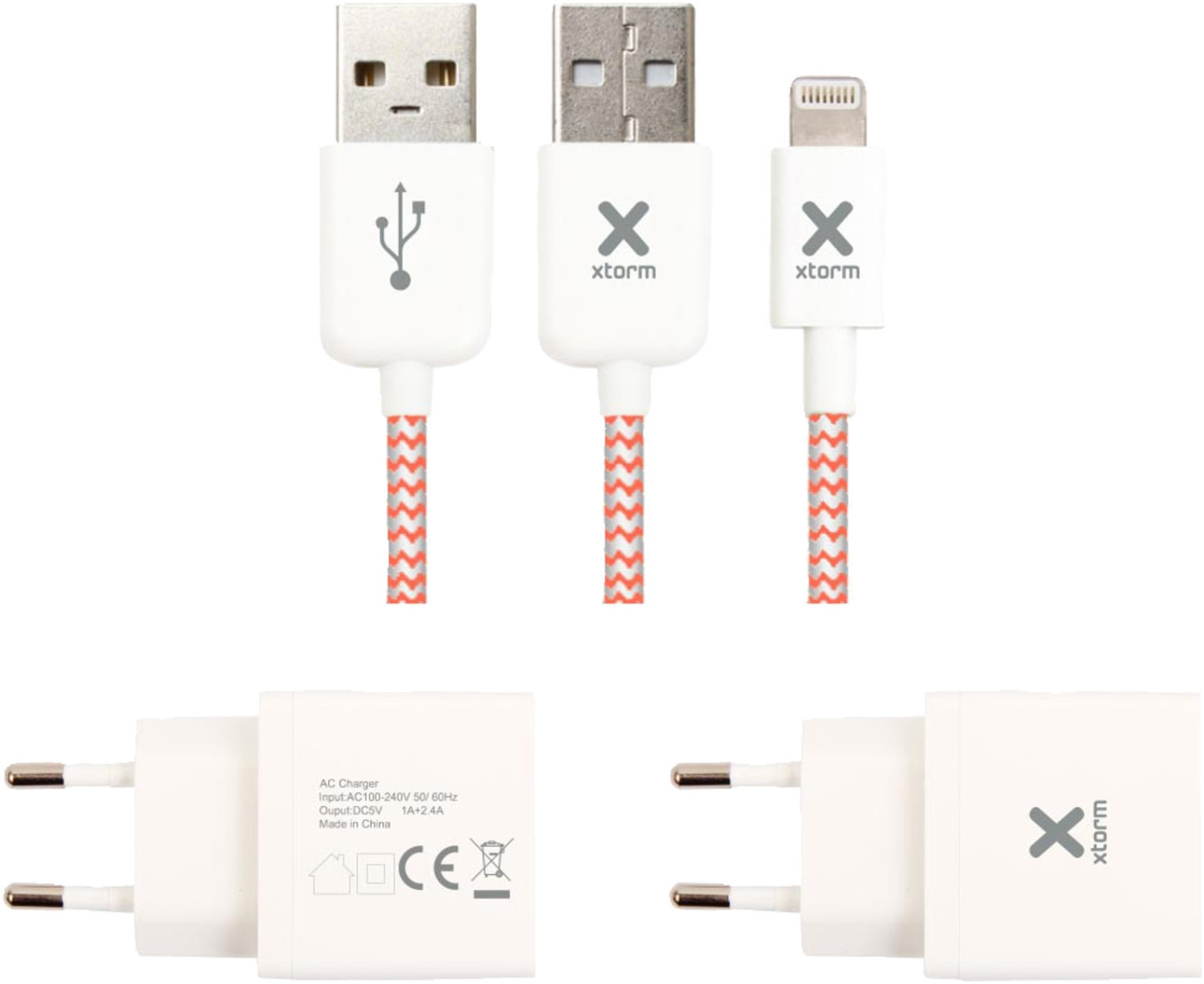 Xtorm CX004 Lightning Cable + AC Adapter